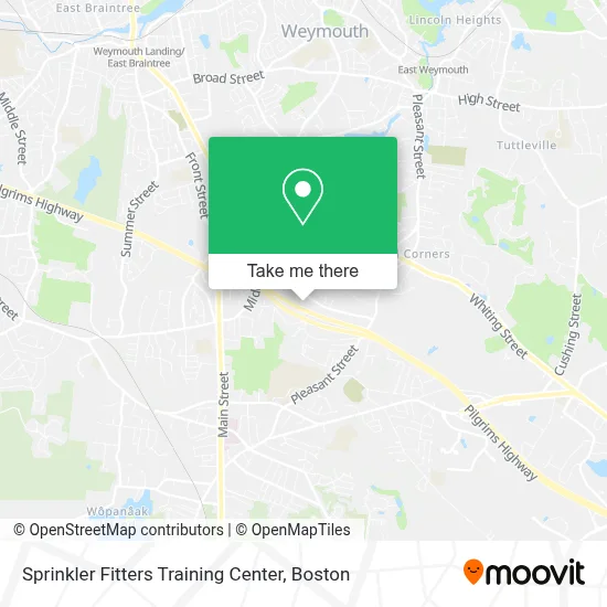 Sprinkler Fitters Training Center map