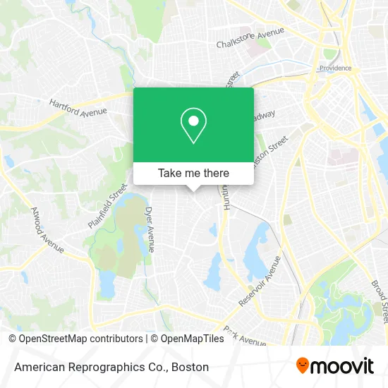 American Reprographics Co. map