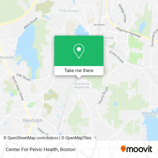 Center For Pelvic Health map