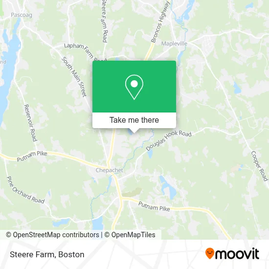 Steere Farm map
