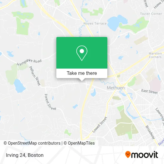 Irving 24 map