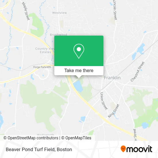Beaver Pond Turf Field map