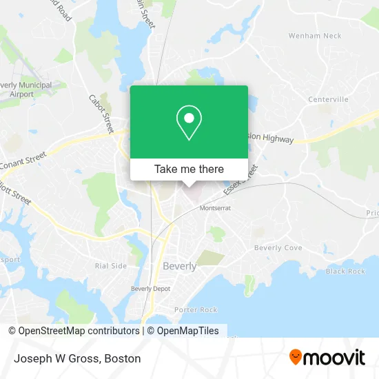 Joseph W Gross map