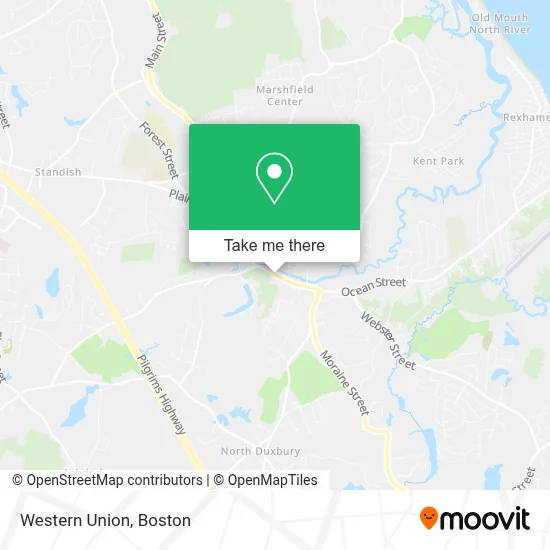Western Union map
