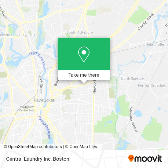 Central Laundry Inc map