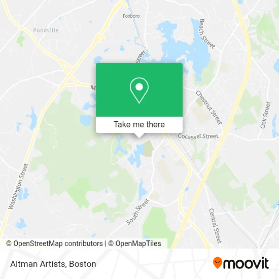 Altman Artists map