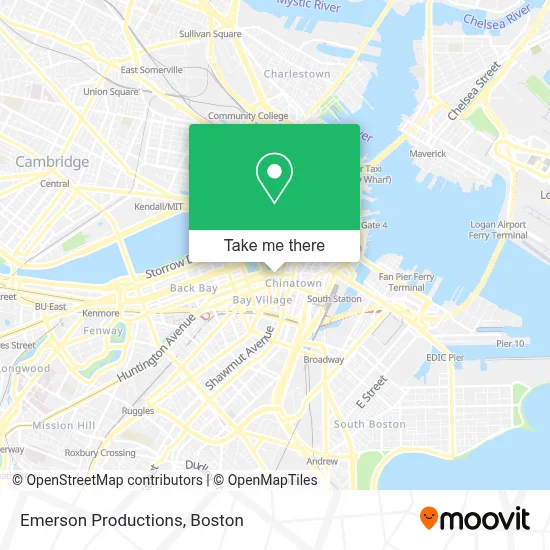 Emerson Productions map