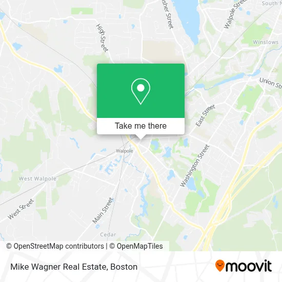 Mike Wagner Real Estate map