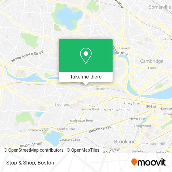 Stop & Shop map