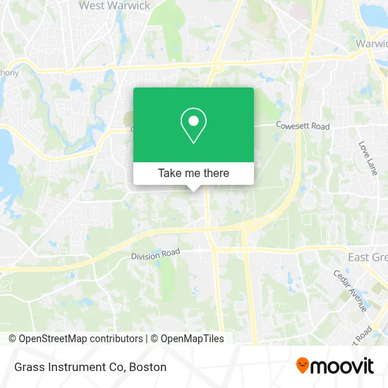 Grass Instrument Co map