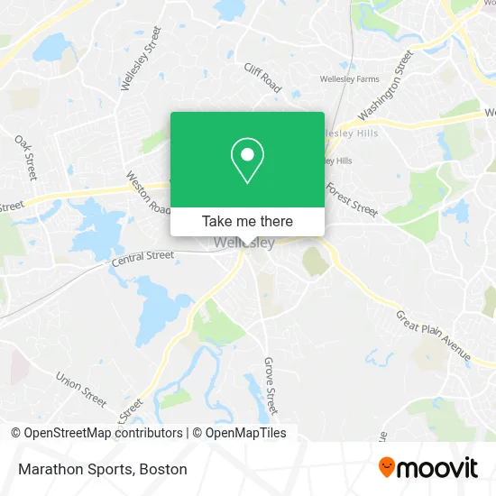 Marathon Sports map
