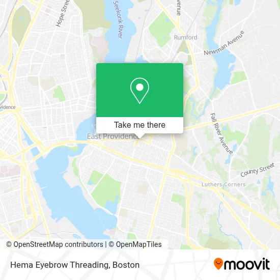 Hema Eyebrow Threading map