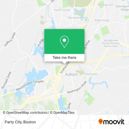 Party City map