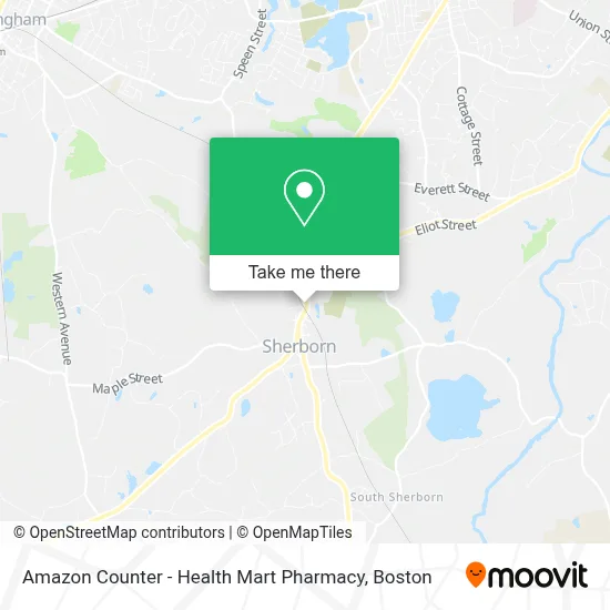 Amazon Counter - Health Mart Pharmacy map