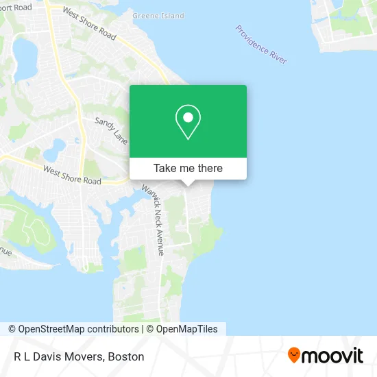 R L Davis Movers map
