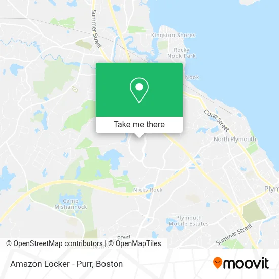 Amazon Locker - Purr map