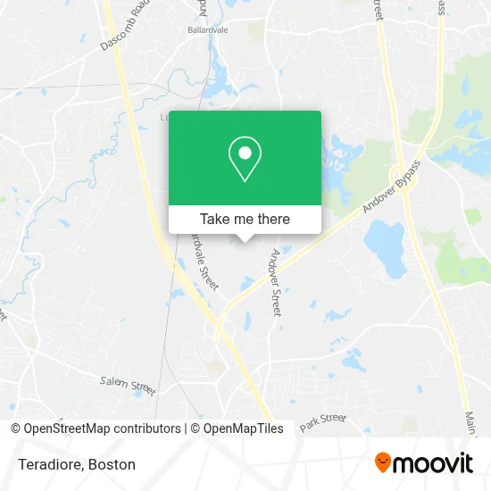 Teradiore map
