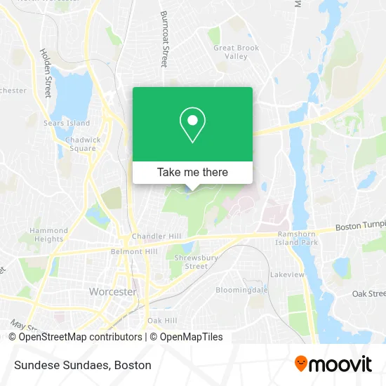 Sundese Sundaes map