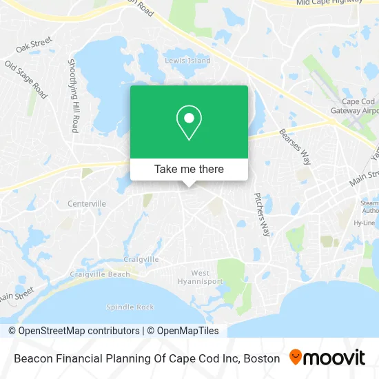 Beacon Financial Planning Of Cape Cod Inc map