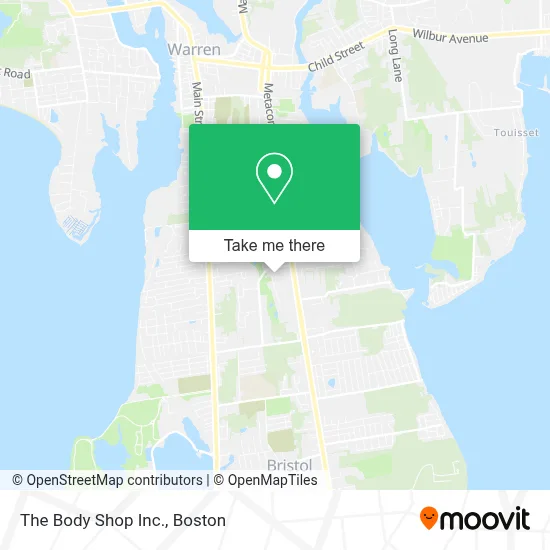 The Body Shop Inc. map