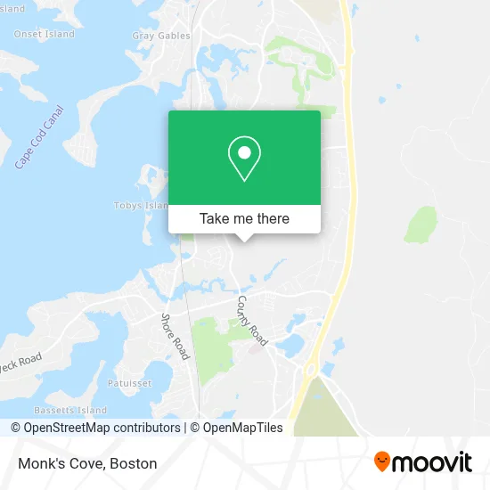 Monk's Cove map