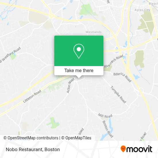 Nobo Restaurant map