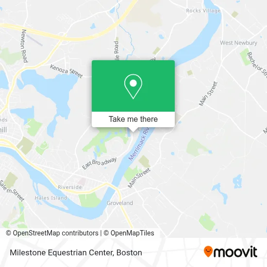 Milestone Equestrian Center map