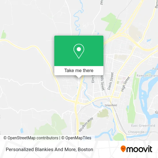 Personalized Blankies And More map
