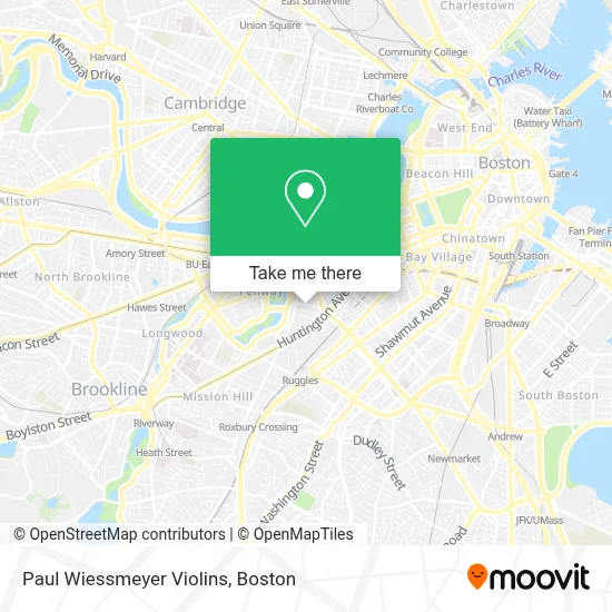 Paul Wiessmeyer Violins map