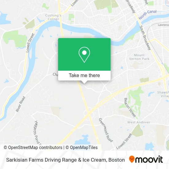 Sarkisian Farms Driving Range & Ice Cream map