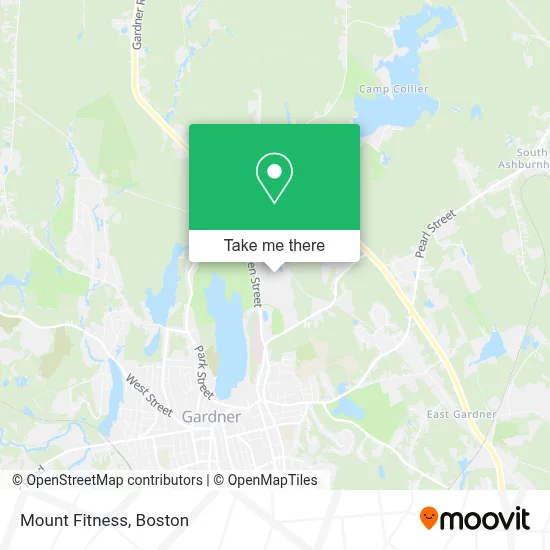 Mount Fitness map