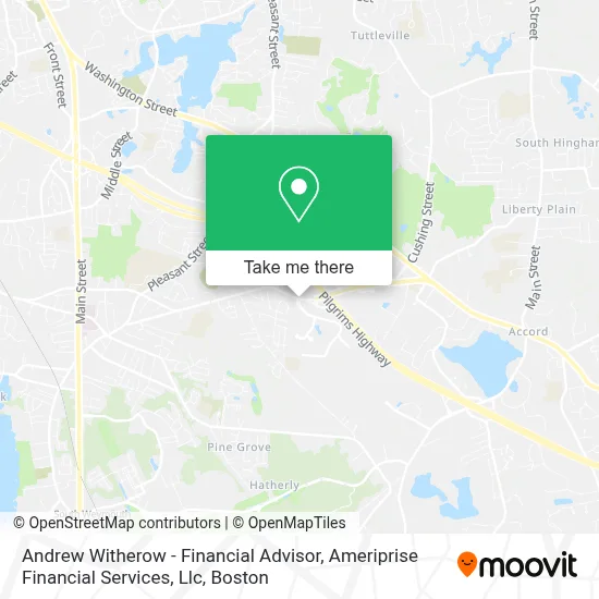 Andrew Witherow - Financial Advisor, Ameriprise Financial Services, Llc map