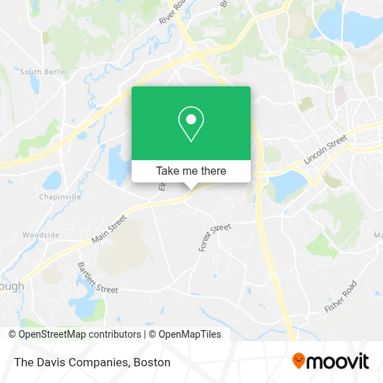 The Davis Companies map