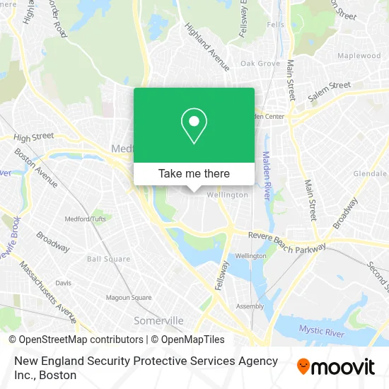 New England Security Protective Services Agency Inc. map
