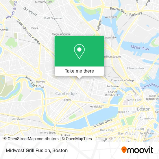 Midwest Grill Fusion map