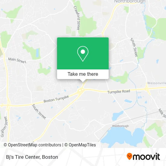 Bj's Tire Center map