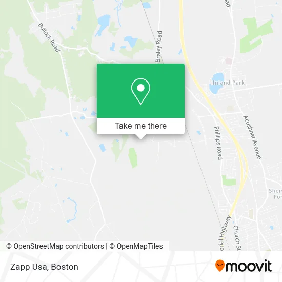 Zapp Usa map