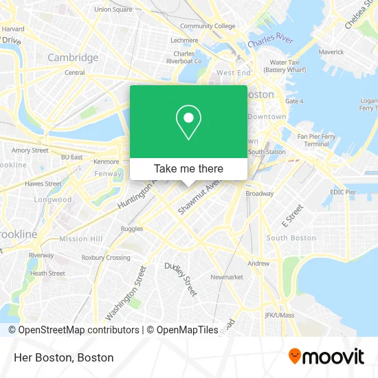 Her Boston map