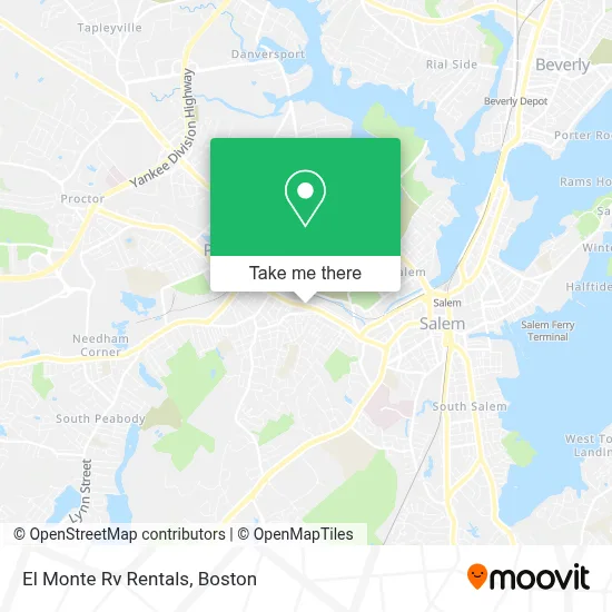 El Monte Rv Rentals map
