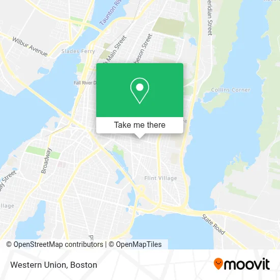 Western Union map