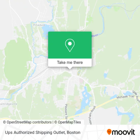 Ups Authorized Shipping Outlet map