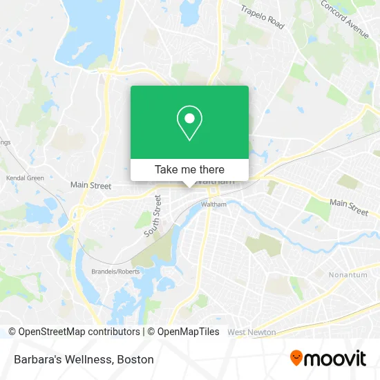 Barbara's Wellness map