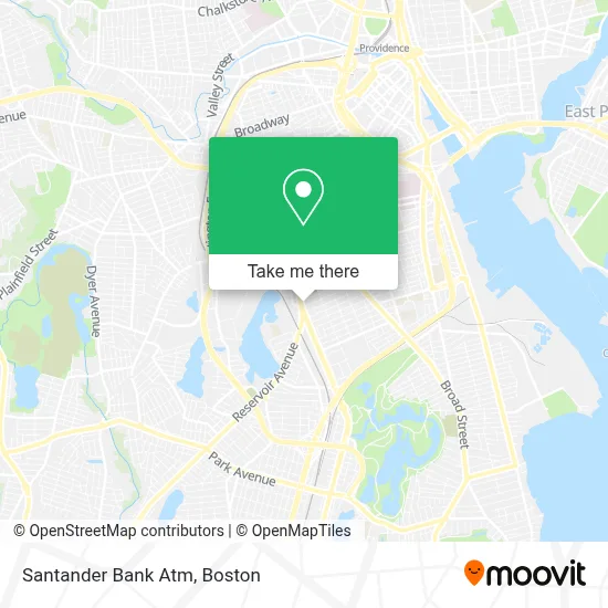 Santander Bank Atm map