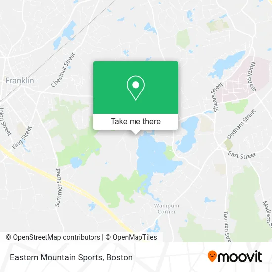 Eastern Mountain Sports map