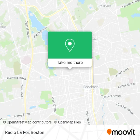 Radio La Foi map
