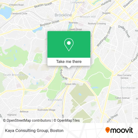 Kaya Consulting Group map