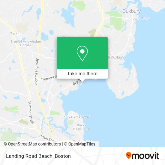 Landing Road Beach map