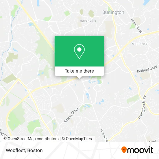 Webfleet map