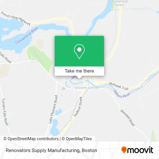 Renovators Supply Manufacturing map