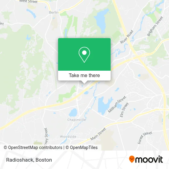 Radioshack map